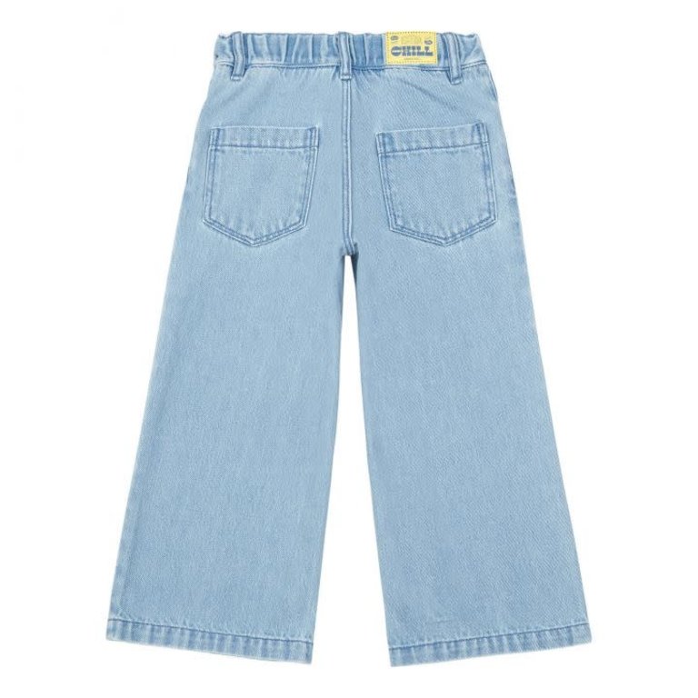 HUNDRED PIECES Flared organic denim trousers