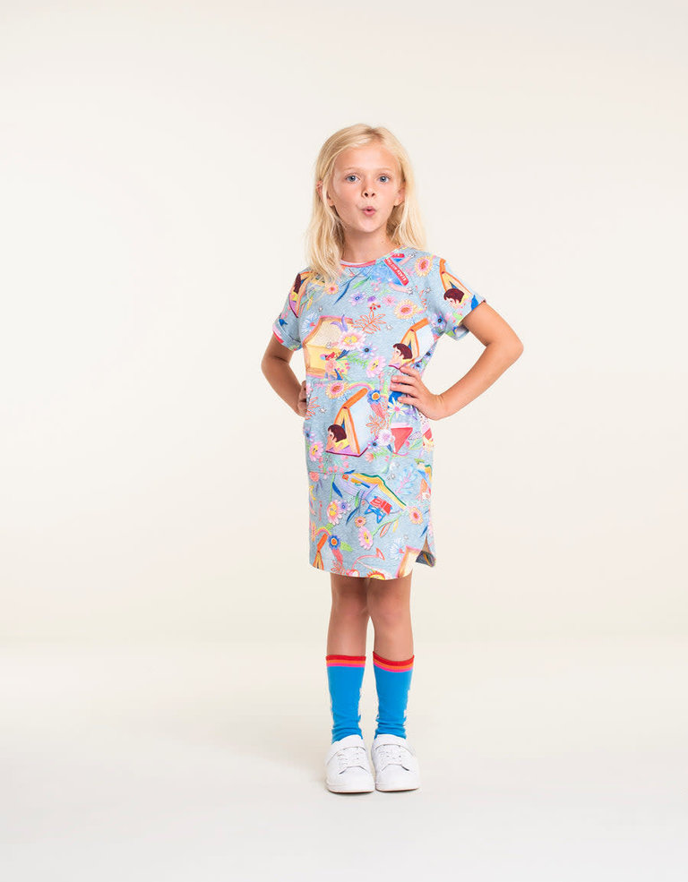 Oilily Drawing jersey jurk