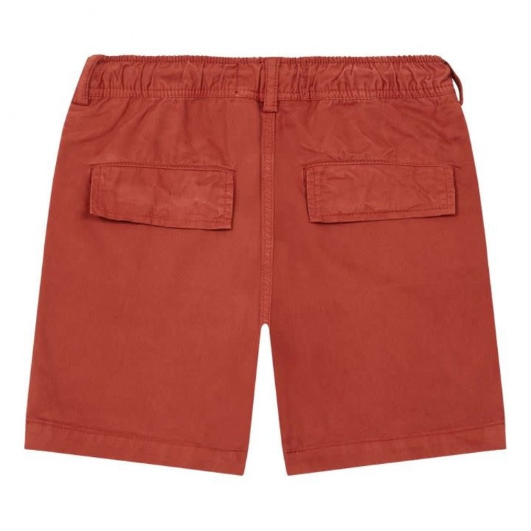HUNDRED PIECES Adjustable waist shorts BRICK RED