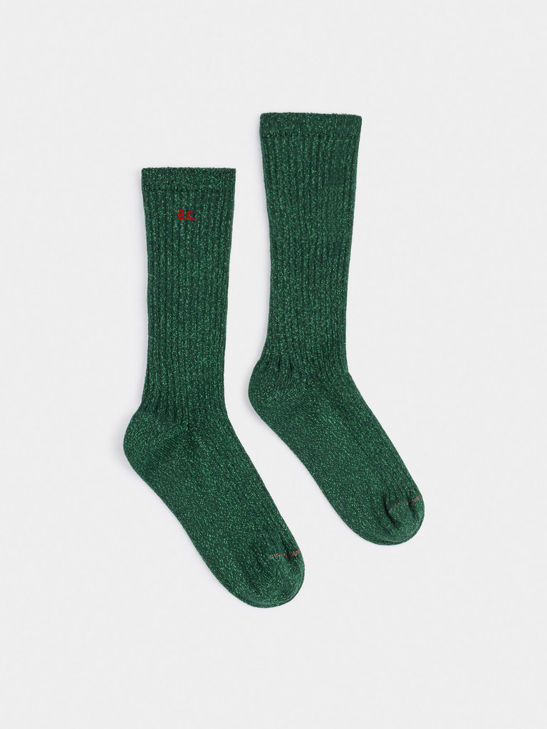 AW21!!! Green Lurex Socks