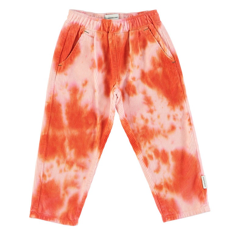 Piupiuchick Trousers | pink & orange tie-dye