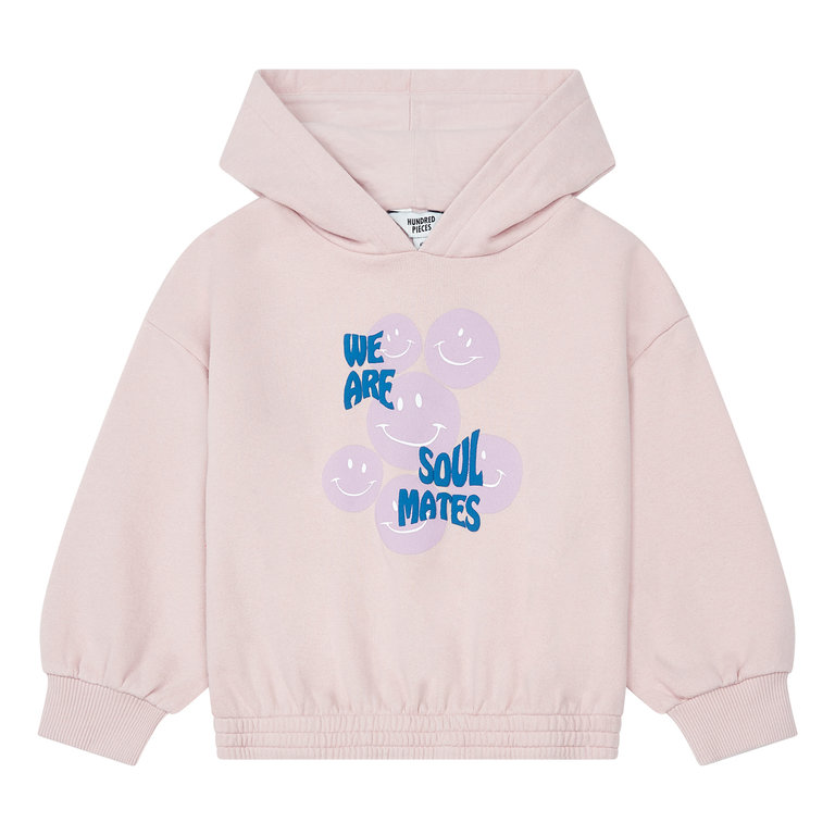 HUNDRED PIECES Organic cotton we are soul mates hoodie