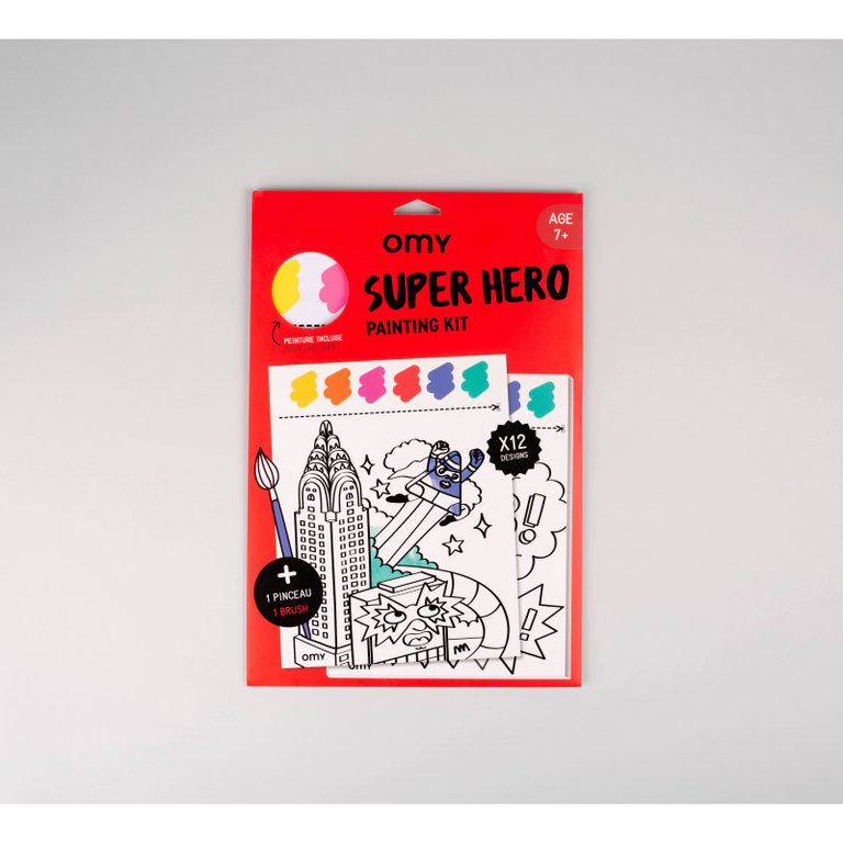 OMY Super hero painting kit 7+