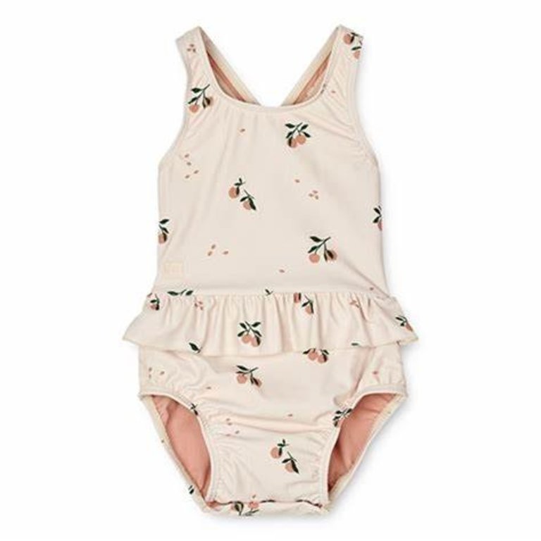 Liewood amina baby swimsuit peach-seashell