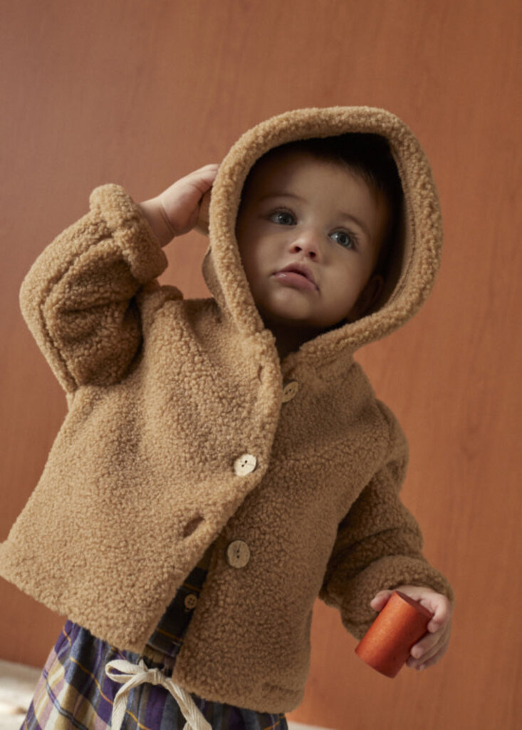 We are the new society Aike Baby Jacket Buckthorn Brown