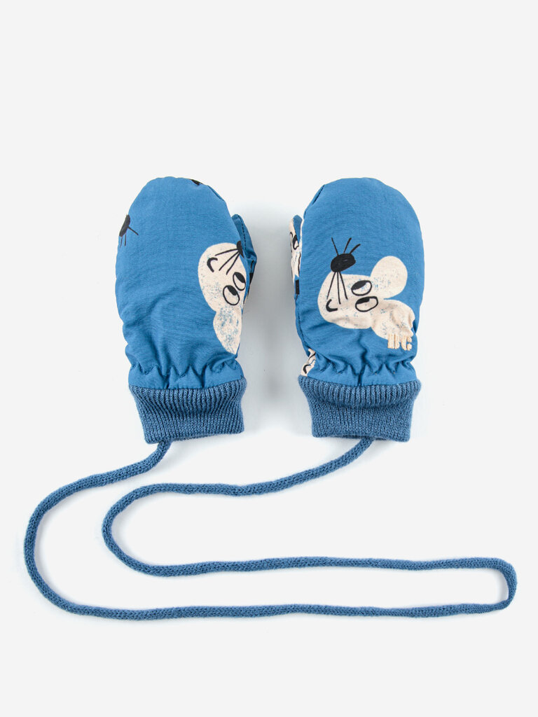 Bobo Choses Baby Mouse all over padded gloves