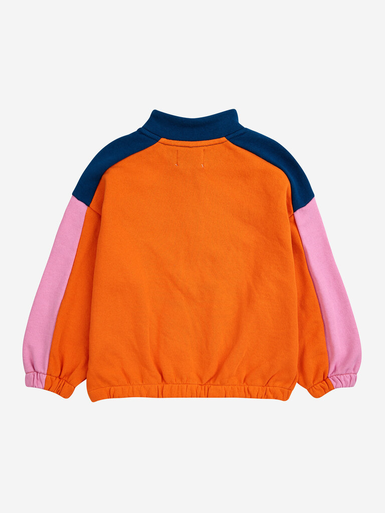 Bobo Choses BC Color Block zipped sweatshirt MULTICOLOR