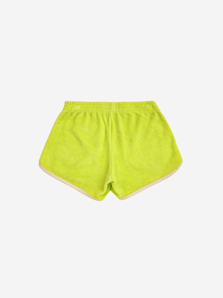 Bobo Choses Green terry shorts LIGHT GREEN