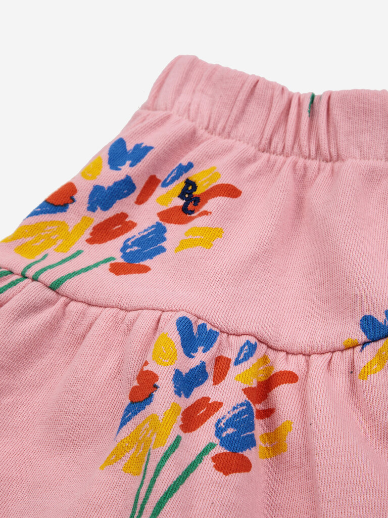 Bobo Choses Fireworks all over ruffle skirt PINK