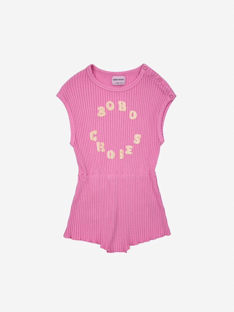 Bobo Choses Bobo Choses Circle playsuit PINK