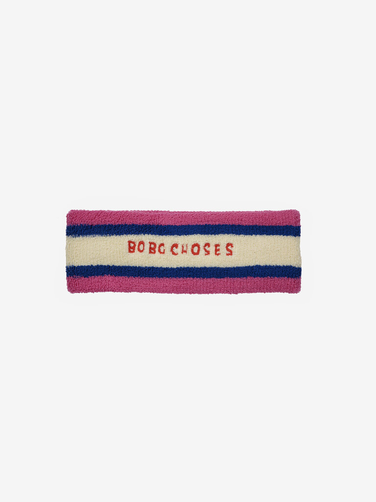 Bobo Choses BOBO CHOSES PINK TOWEL HEADBAND fuchsia