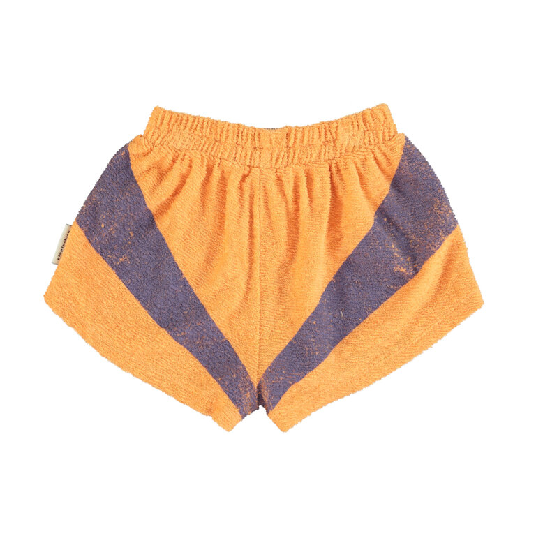 Piupiuchick shorts peach and purple print