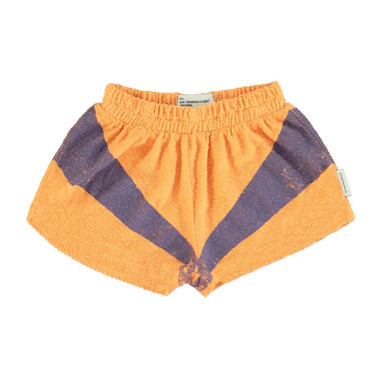 Piupiuchick shorts peach and purple print