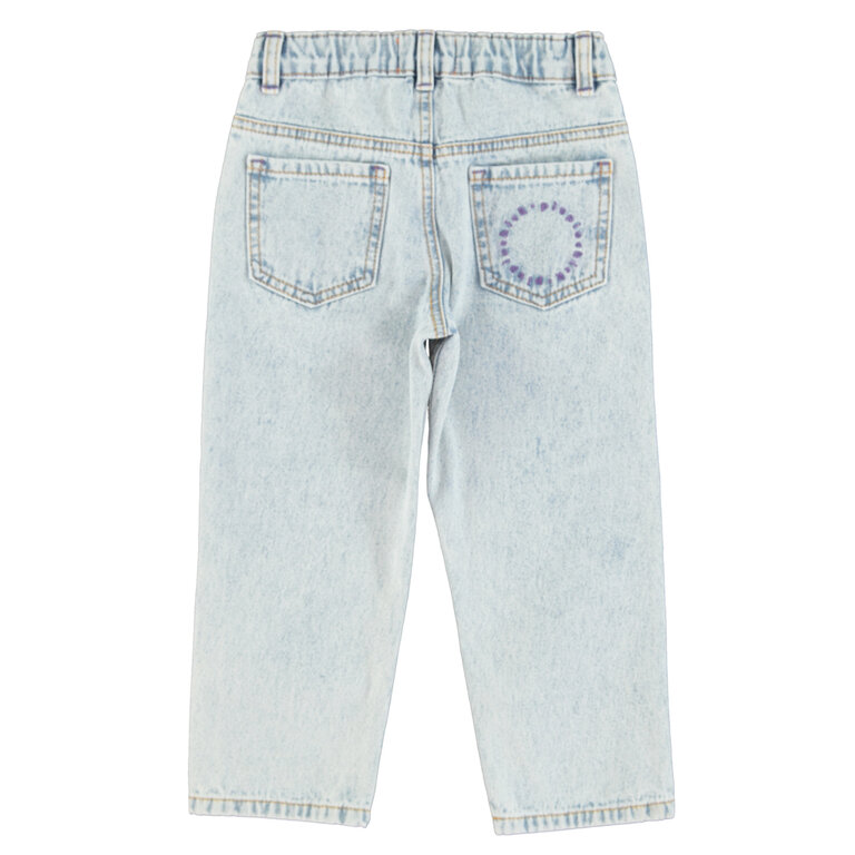 Piupiuchick unisex trousers | washed blue denim