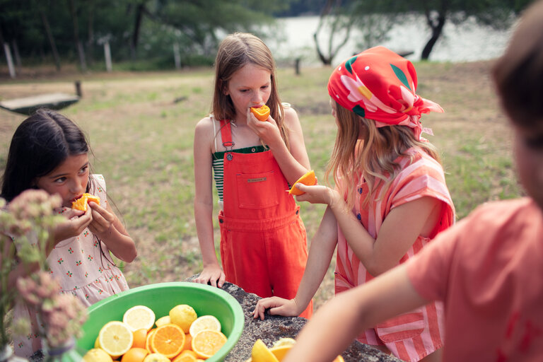 Piupiuchick dungarees | red