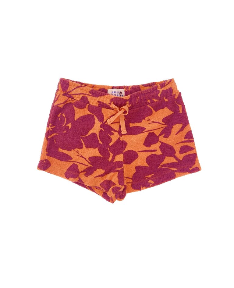 Long Live The Queen Shorts Purple Orange Flower