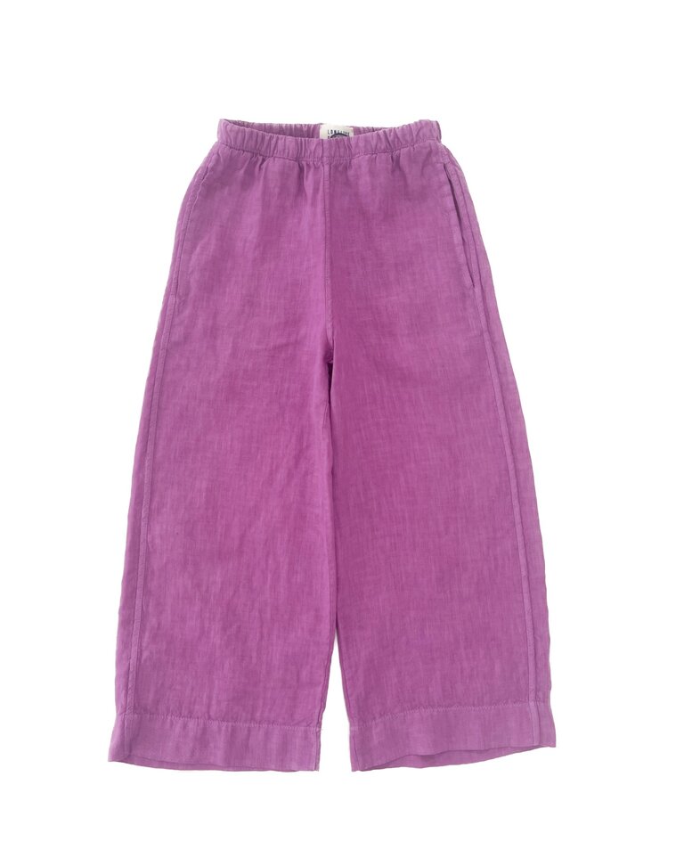 Long Live The Queen linen trousers Purple linen