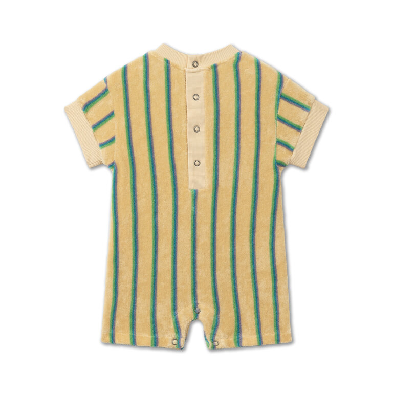 Repose AMS playsuit, multi pop stripe