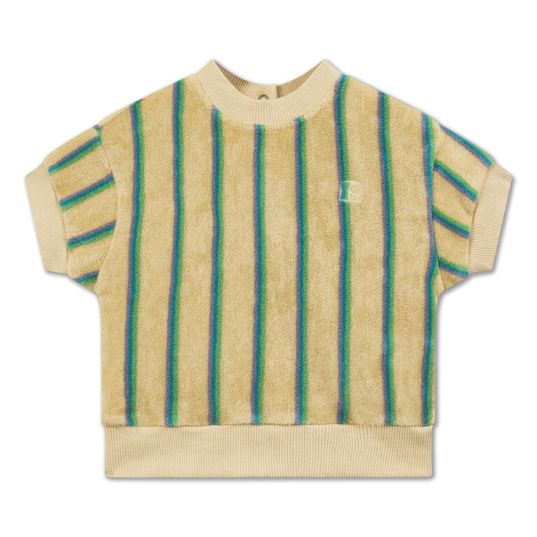 Repose AMS play tee, multi pop stripe