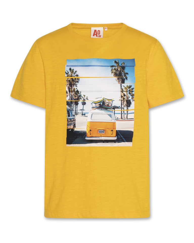 Ao76 mat t-shirt van sun orange