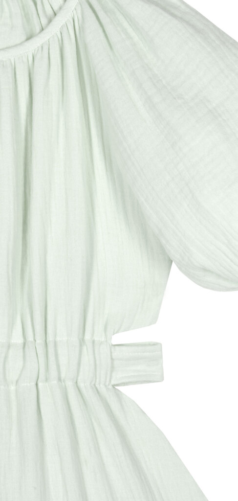Mipounet MARINE MUSLIN CUT OUT DRESS green lilly
