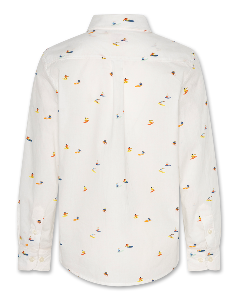 Ao76 axel shirt surfer aop white