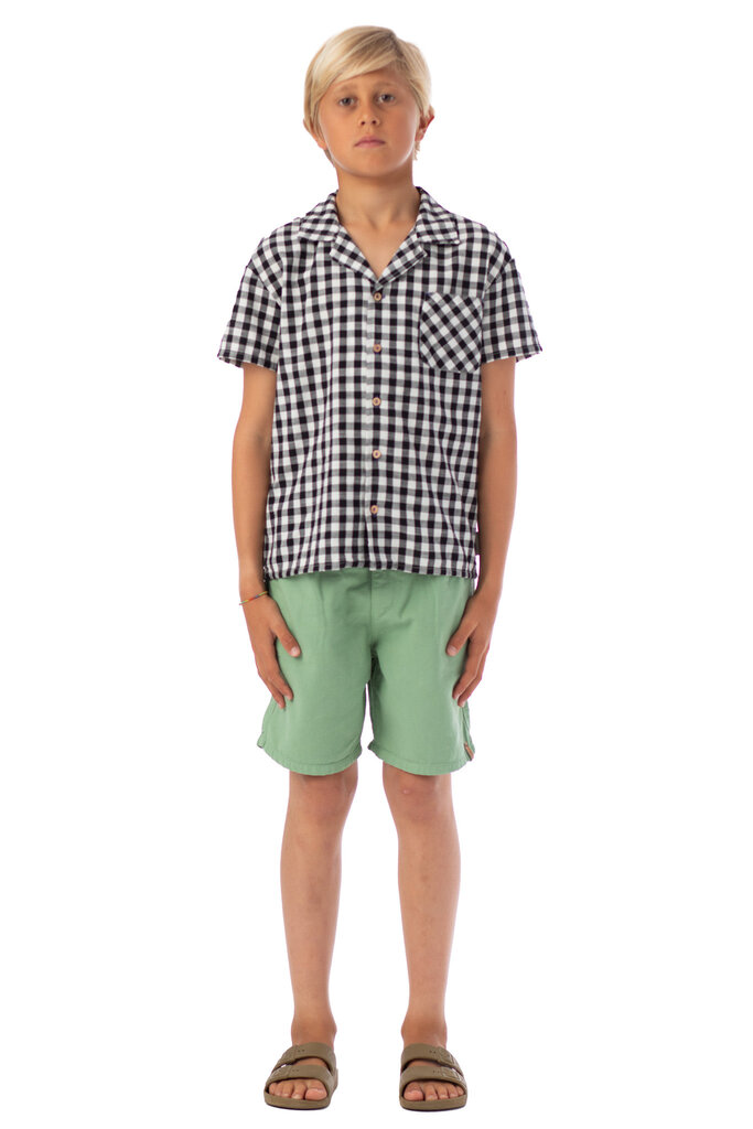 Piupiuchick boy shorts | green denim