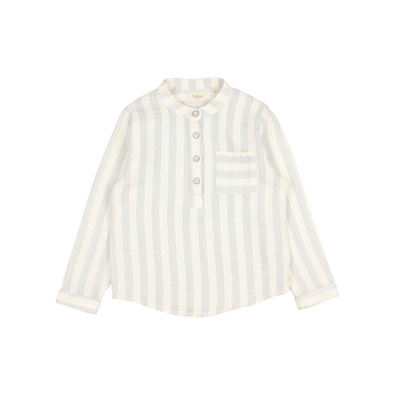 Búho. STRIPES SHIRT sky grey