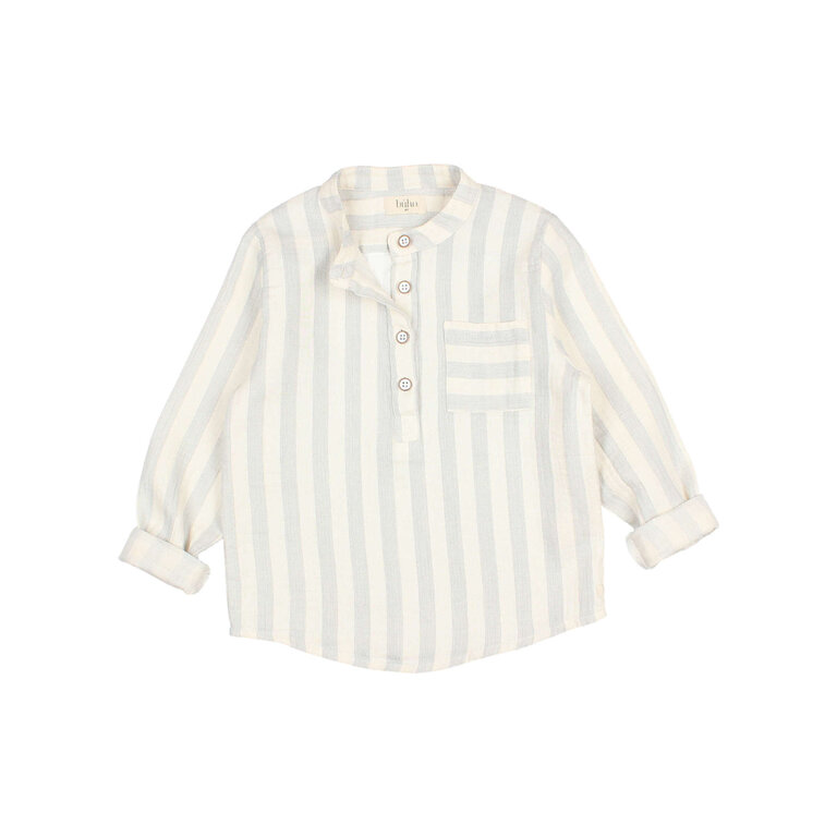 Búho. STRIPES SHIRT sky grey