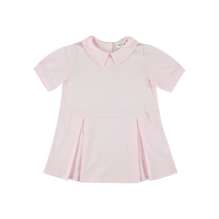 Morley UMBRIA dress with collar and pleats ROSE