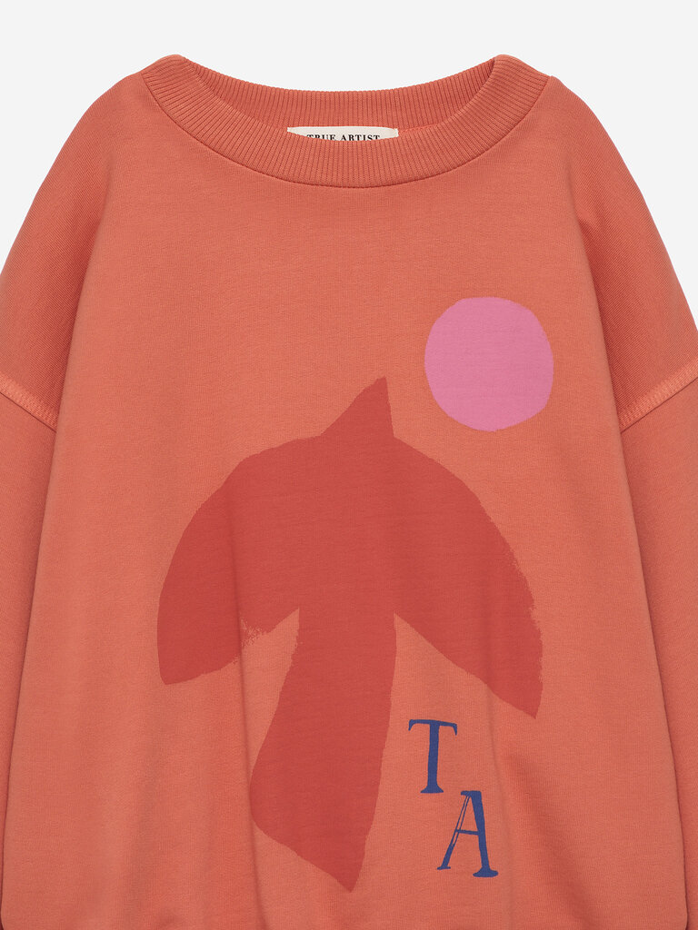 True Artist Sweatshirt n/7 Spicey Red CORAL PINK