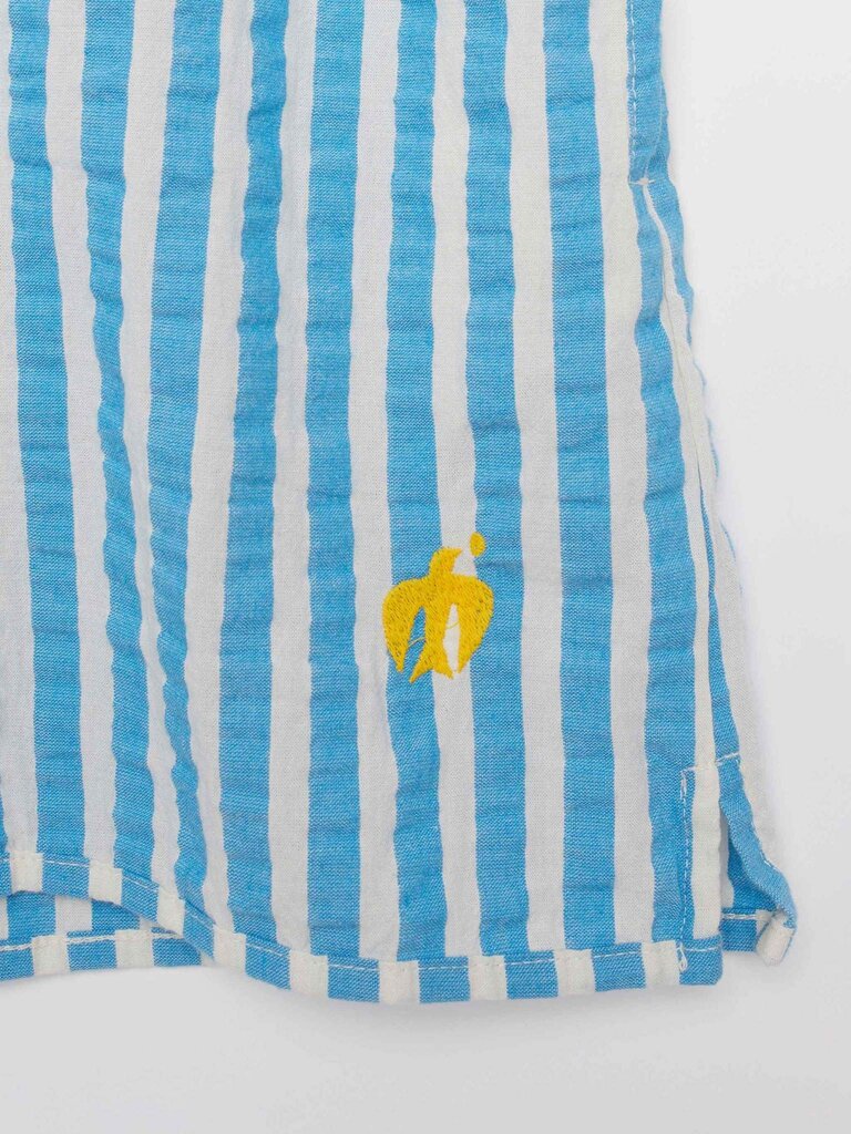 True Artist Striped bermuda shorts BLUE