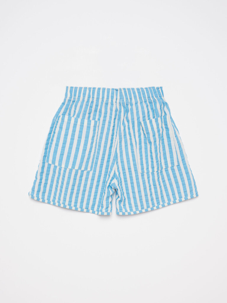 True Artist Striped bermuda shorts BLUE