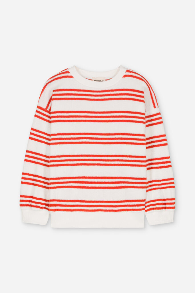 We are kids SWEAT NAT TERRY RED SPORTY STRIPES