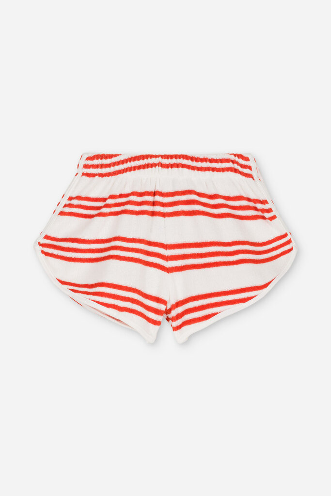 We are kids SHORT JUJU TERRY RED SPORTY STRIPES