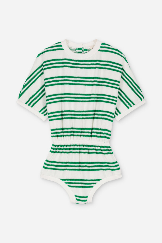 We are kids COMBI ROMY TERRY GREEN SPORTY STRIPES