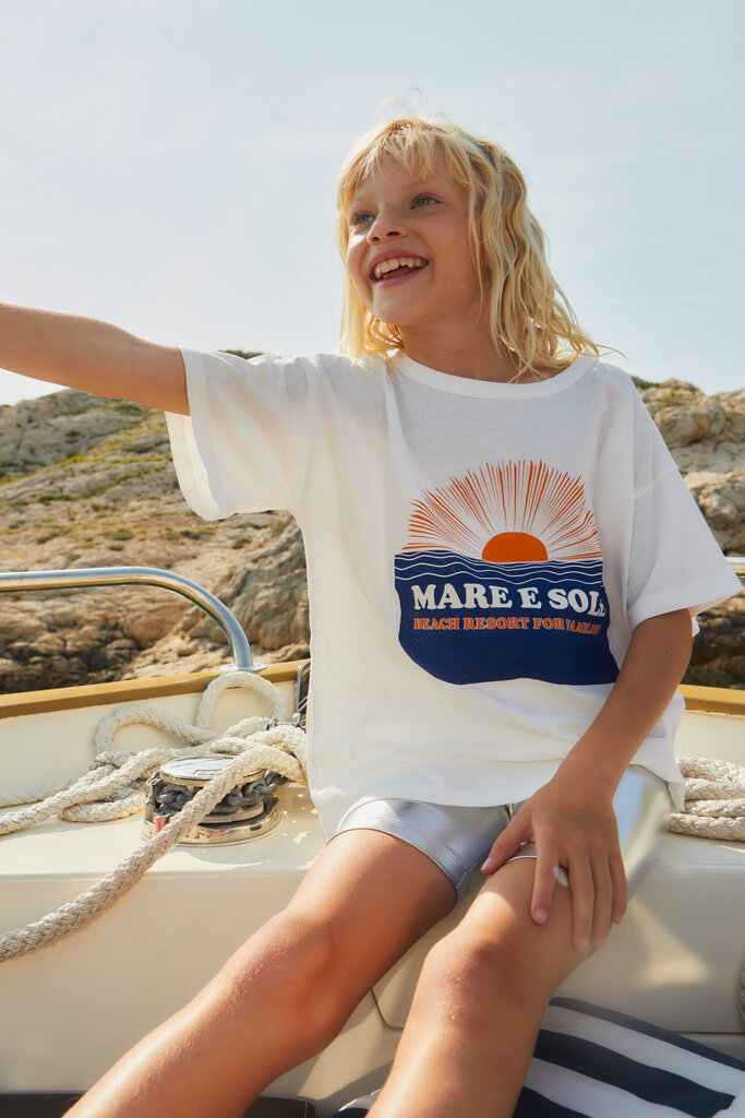 We are kids TEE DYLAN JERSEY JUST WHITE MARE E SOLE