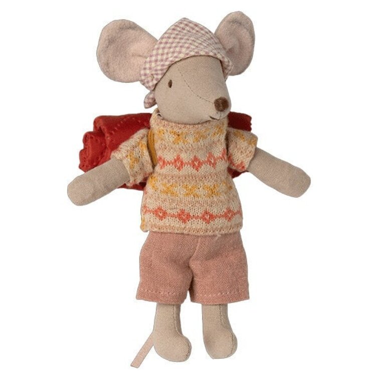 Maileg hiker mouse sister