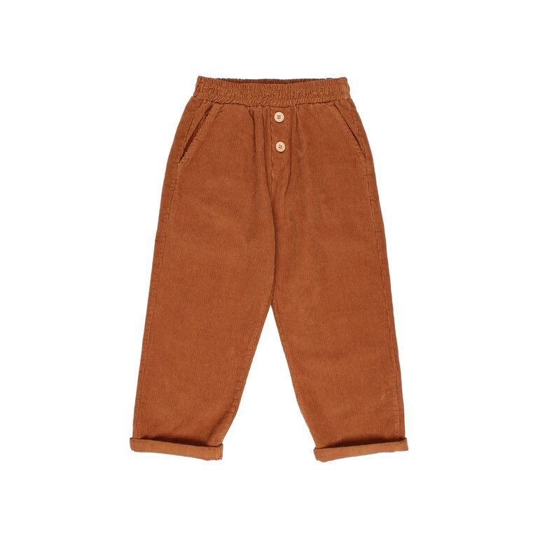 Búho. SOFT VELOUR PANTS toffee