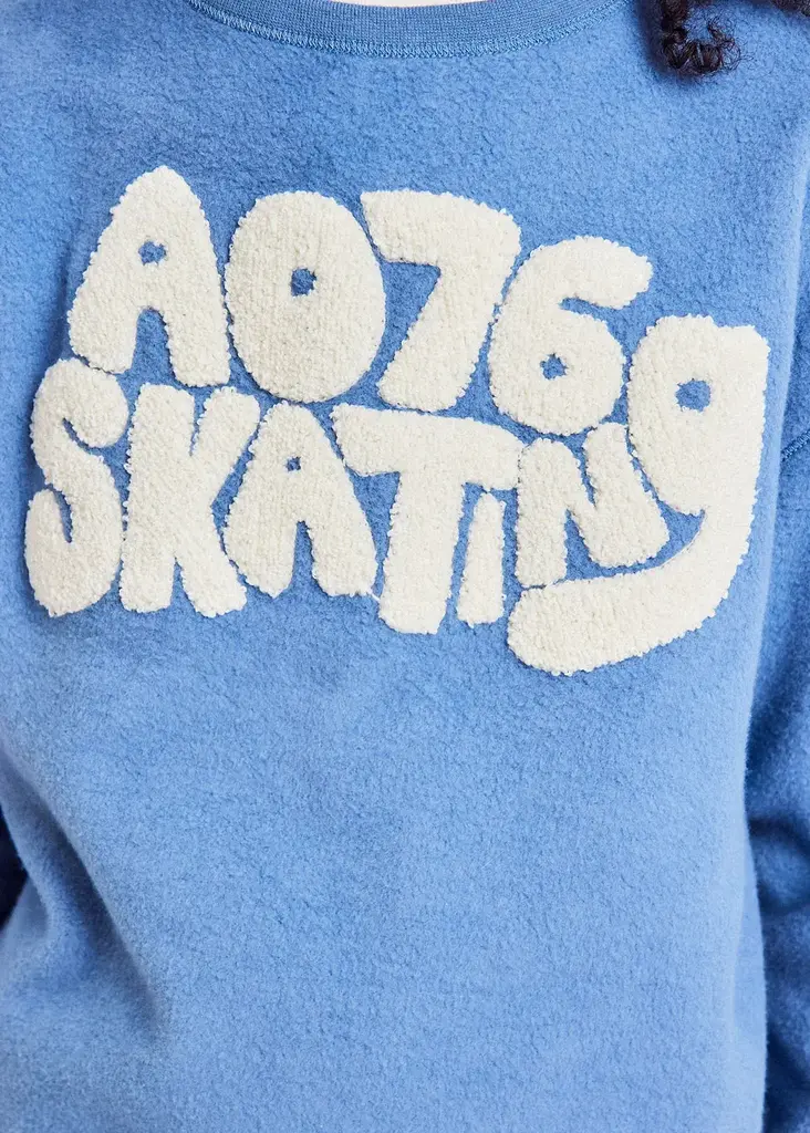 Ao76 Oscar sweater fleece blue