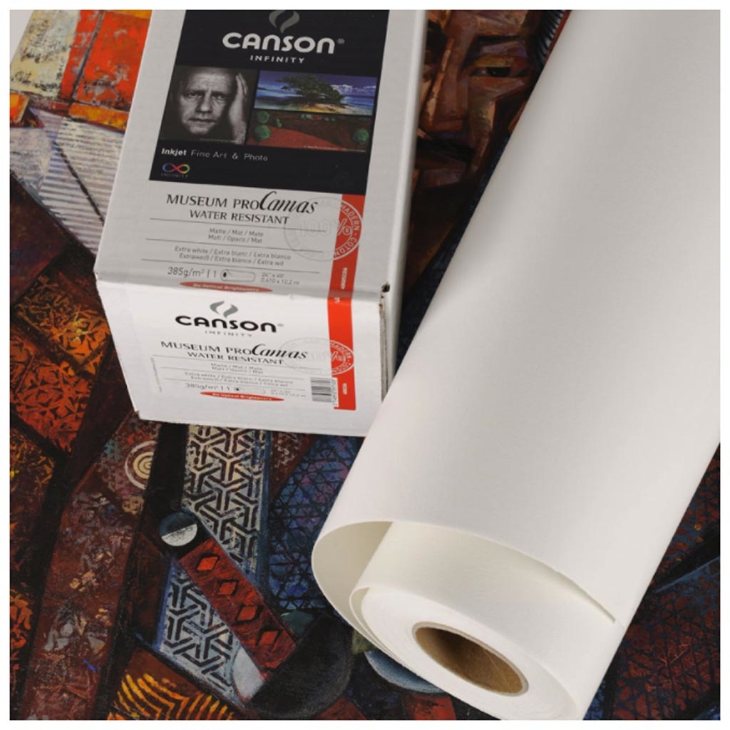 Canson Infinity Museum ProCanvas Lustre  385 gr/m² - rol 24" x 12,2m