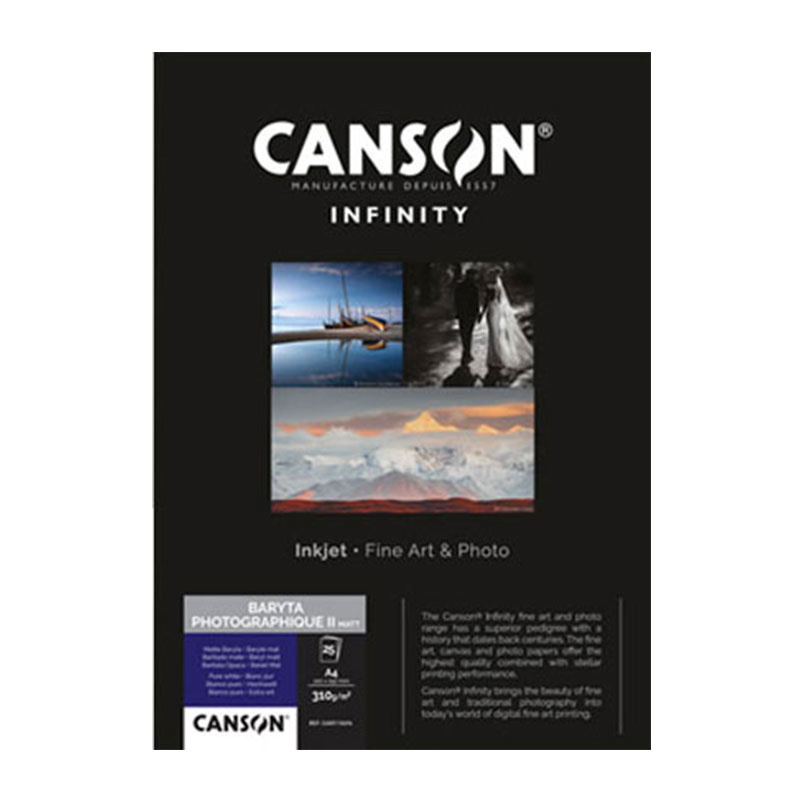 Canson Infinity Baryta Photographique II  MAT 310 gr/m² - rol  44" x 15,24m