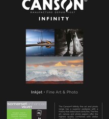 Canson Infinity Somerset Enhanced Velvet White 225 gr/m² - A4 25 vel