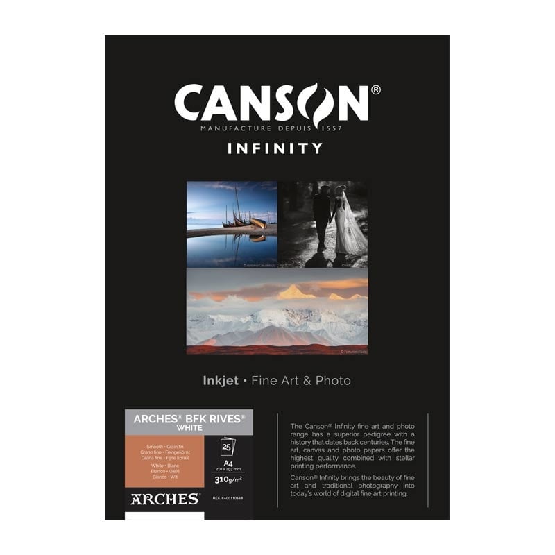 Canson Infinity BFK Rives (White) 310 gr/m² - Rol 17" x 12,0m