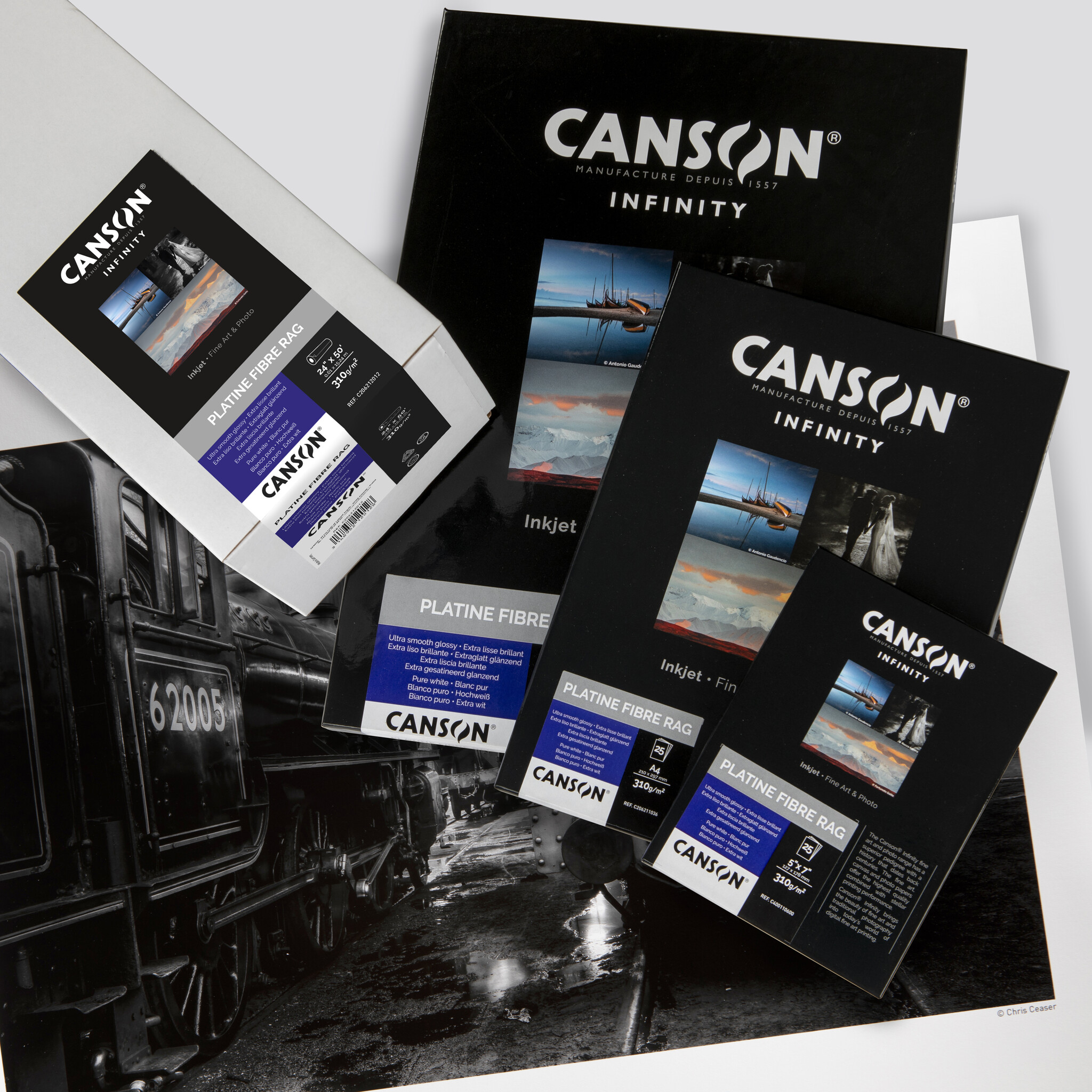 Canson Infinity Platine Fibre Rag 310 gr/m² - rol 17" x 12,0m