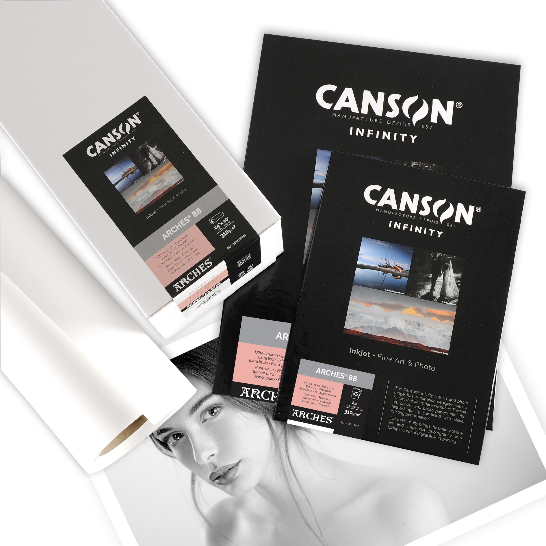 Canson Infinity Arches® 88 Rag 310 gr/m² - A3 25 vel