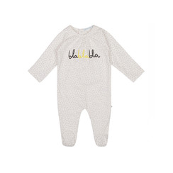 Cremefarben baby overall