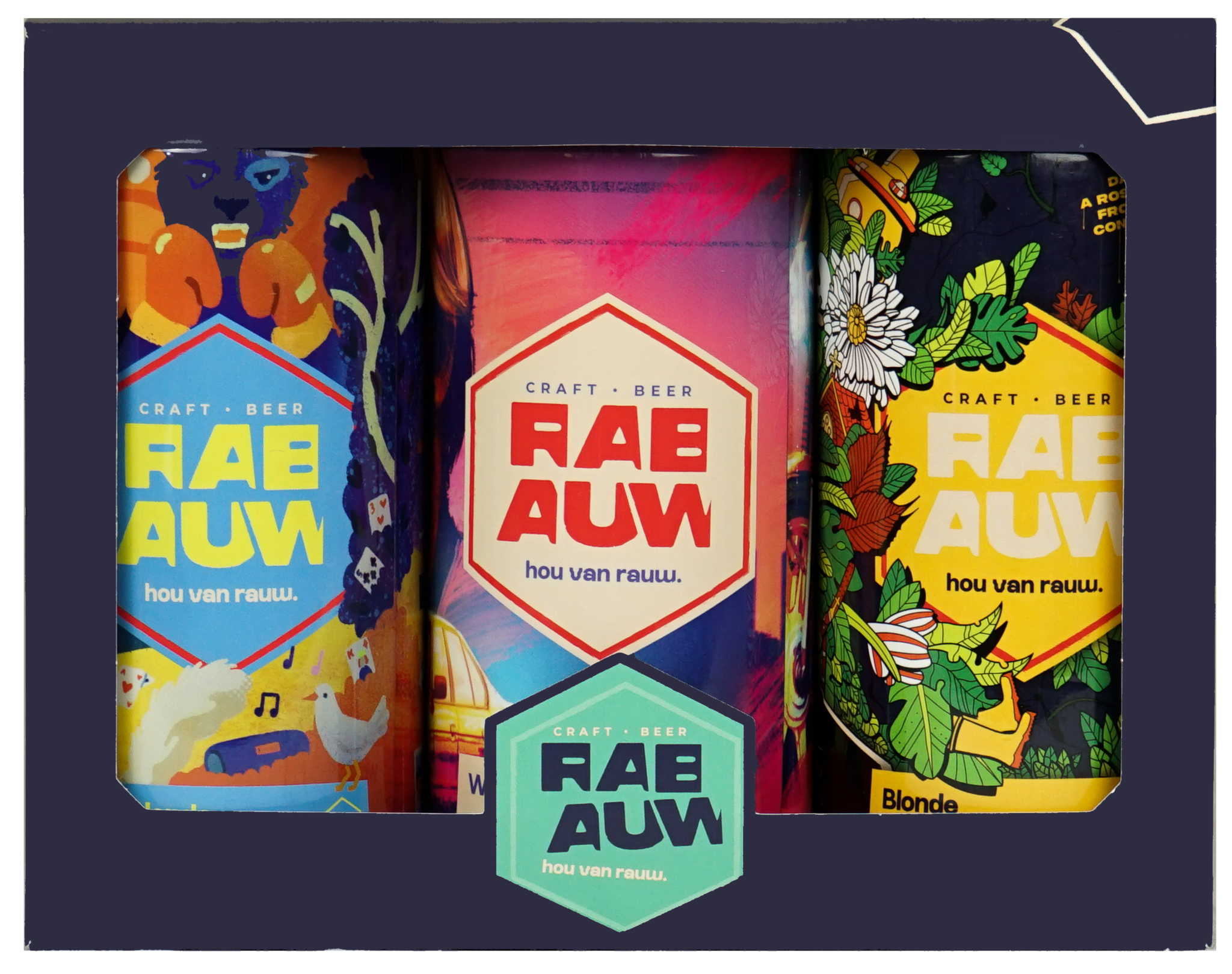 Rabauw 3-pack cadeauverpakking