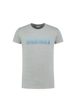 GENERATION-Y Triple Brand T-shirt White Grey Blue