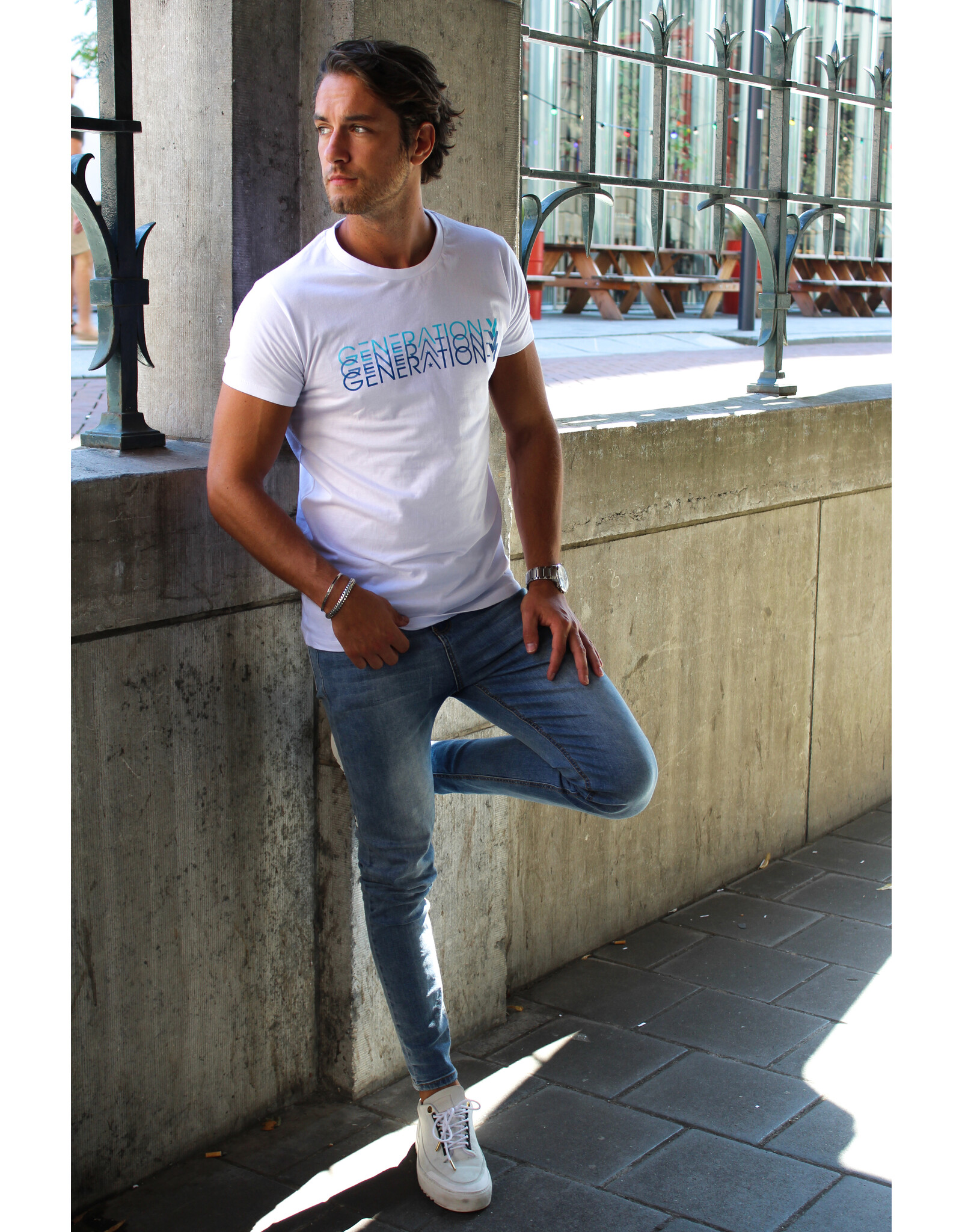 GENERATION-Y Triple Brand T-shirt White